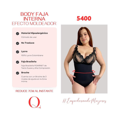 BODY FAJA REDUCTOR SENOS LIBRES 5400