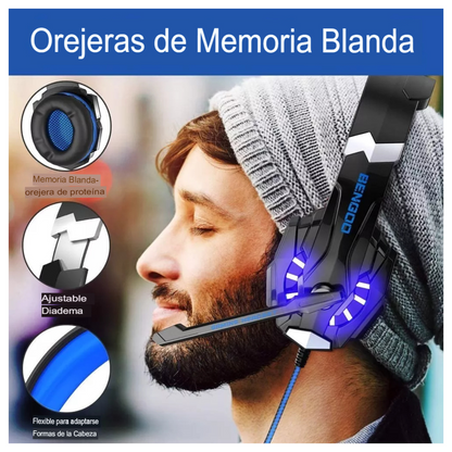 Auriculares Gamer con Micrófono G9000