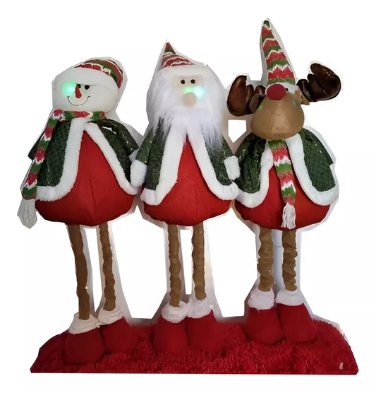 Pack 3 Muñecos  Navidad 95cm D3 5307